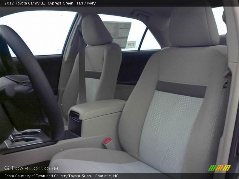 Cypress Green Pearl / Ivory 2012 Toyota Camry LE