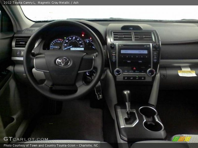 Magnetic Gray Metallic / Ash 2012 Toyota Camry L