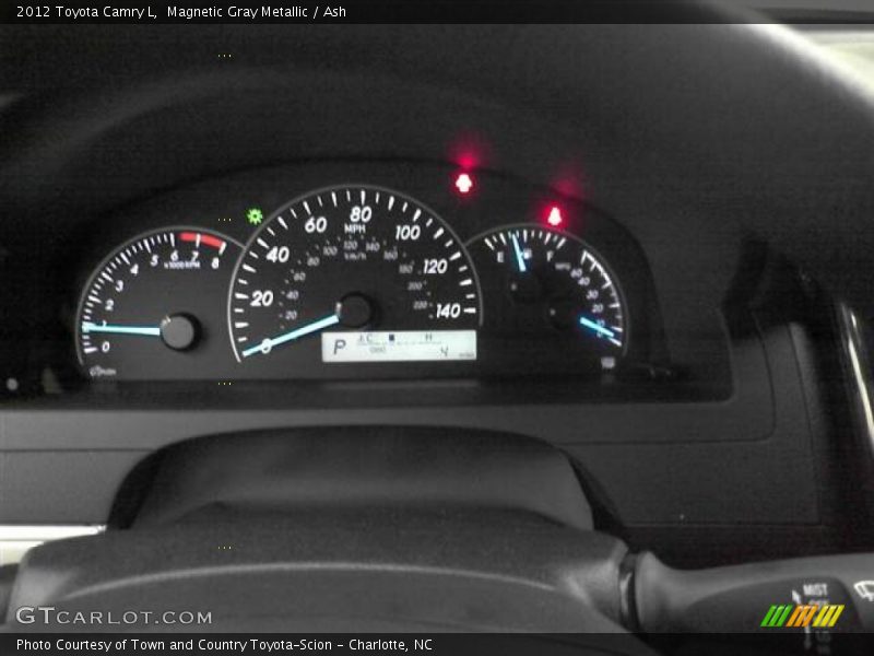 Magnetic Gray Metallic / Ash 2012 Toyota Camry L