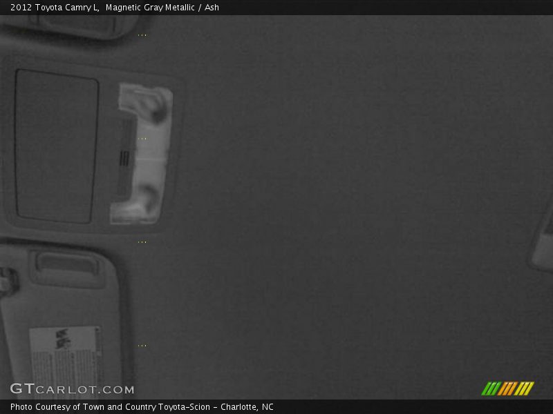 Magnetic Gray Metallic / Ash 2012 Toyota Camry L