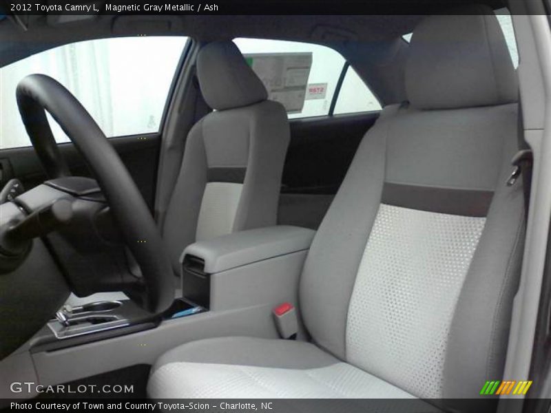 Magnetic Gray Metallic / Ash 2012 Toyota Camry L