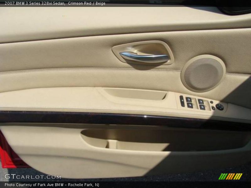 Crimson Red / Beige 2007 BMW 3 Series 328xi Sedan