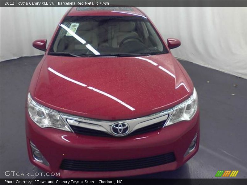 Barcelona Red Metallic / Ash 2012 Toyota Camry XLE V6