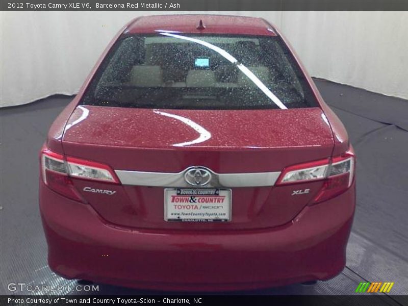 Barcelona Red Metallic / Ash 2012 Toyota Camry XLE V6