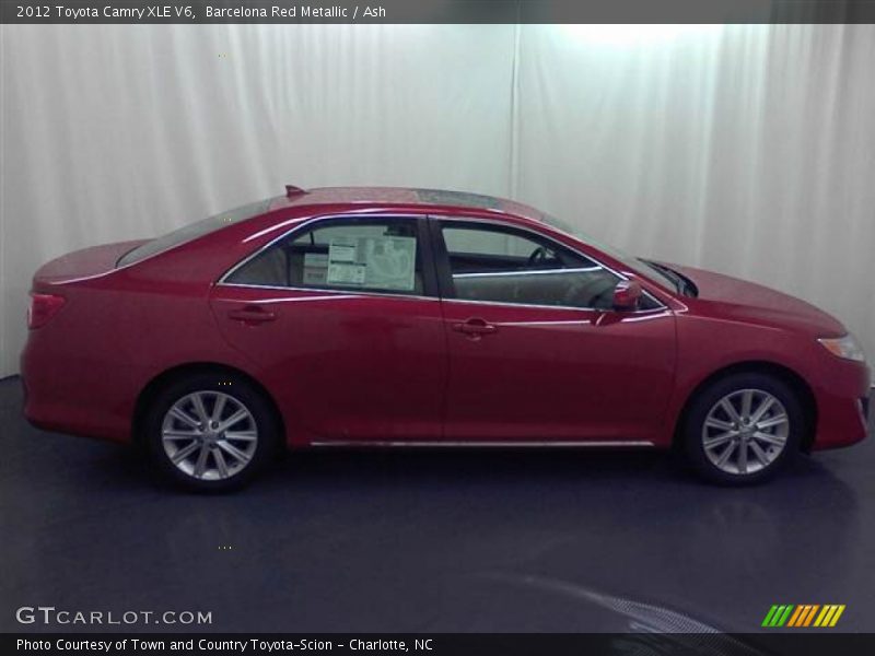 Barcelona Red Metallic / Ash 2012 Toyota Camry XLE V6