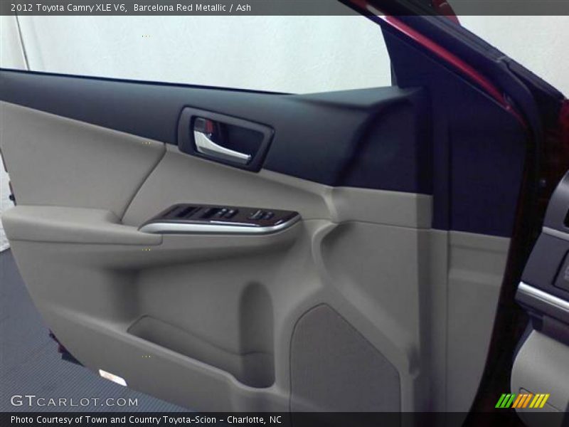 Barcelona Red Metallic / Ash 2012 Toyota Camry XLE V6