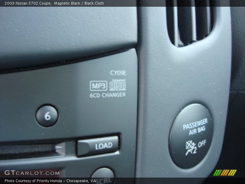 Magnetic Black / Black Cloth 2009 Nissan 370Z Coupe