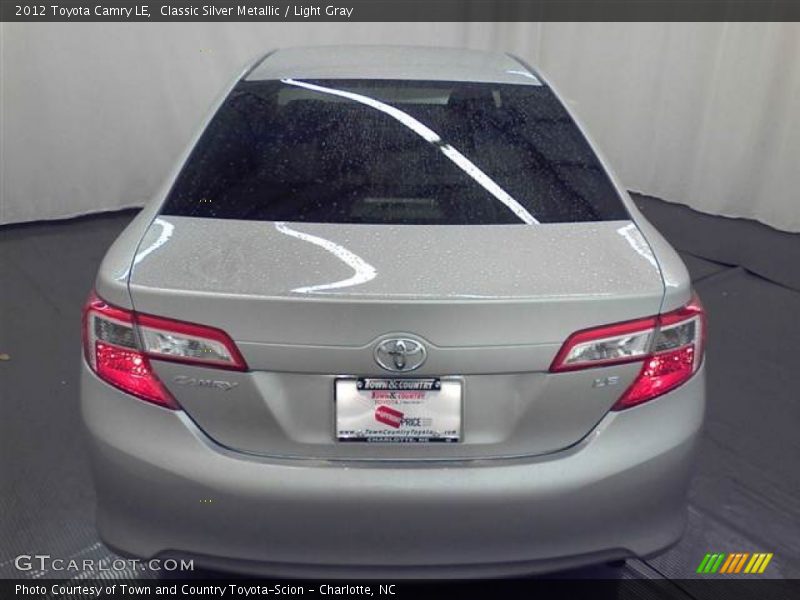 Classic Silver Metallic / Light Gray 2012 Toyota Camry LE