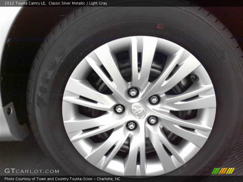 Classic Silver Metallic / Light Gray 2012 Toyota Camry LE