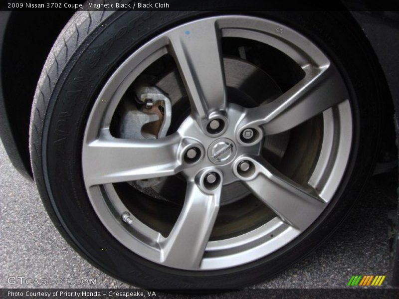 Magnetic Black / Black Cloth 2009 Nissan 370Z Coupe