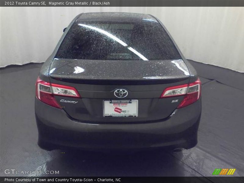 Magnetic Gray Metallic / Black/Ash 2012 Toyota Camry SE