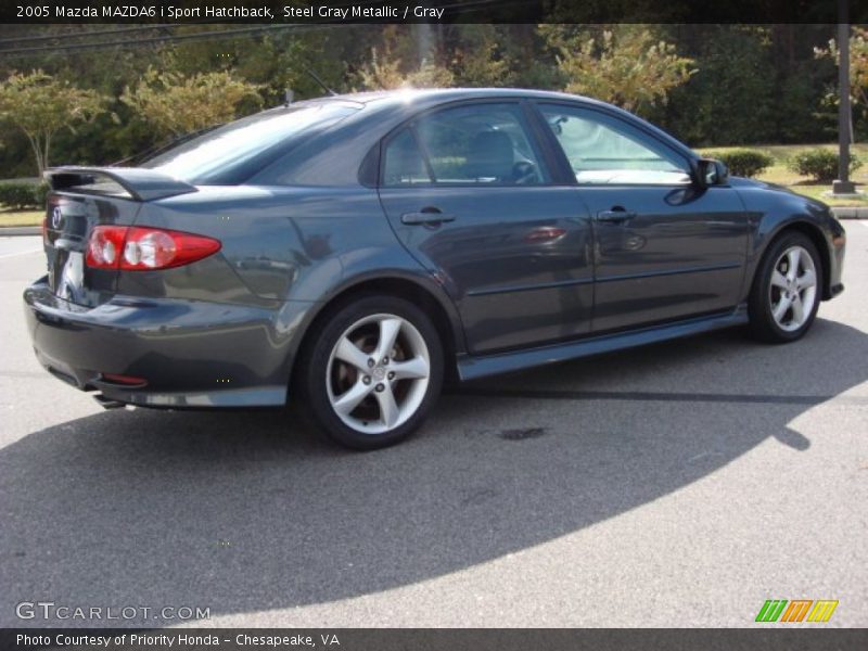 Steel Gray Metallic / Gray 2005 Mazda MAZDA6 i Sport Hatchback