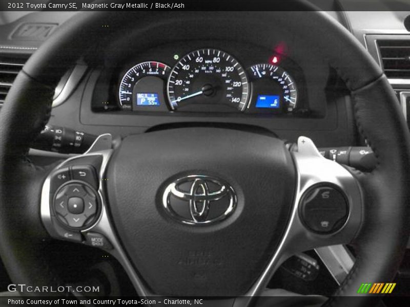 Magnetic Gray Metallic / Black/Ash 2012 Toyota Camry SE