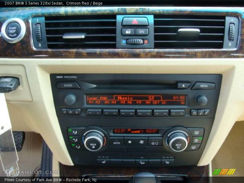 Crimson Red / Beige 2007 BMW 3 Series 328xi Sedan