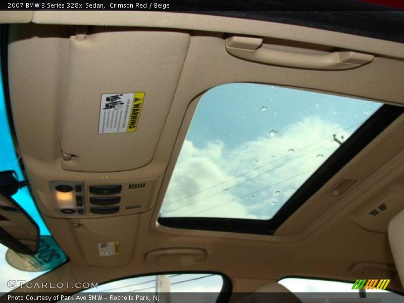 Crimson Red / Beige 2007 BMW 3 Series 328xi Sedan