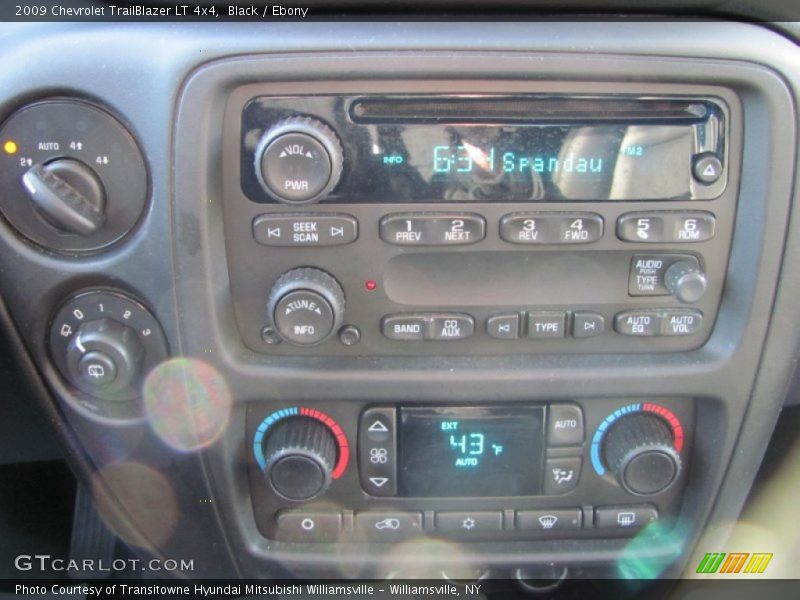 Black / Ebony 2009 Chevrolet TrailBlazer LT 4x4