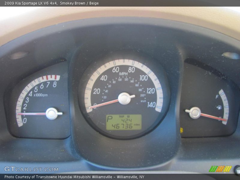 Smokey Brown / Beige 2009 Kia Sportage LX V6 4x4