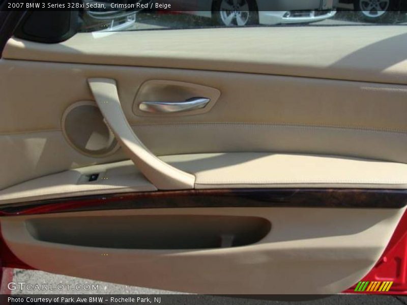 Crimson Red / Beige 2007 BMW 3 Series 328xi Sedan