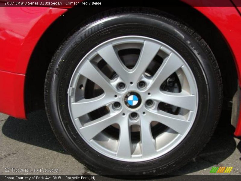Crimson Red / Beige 2007 BMW 3 Series 328xi Sedan