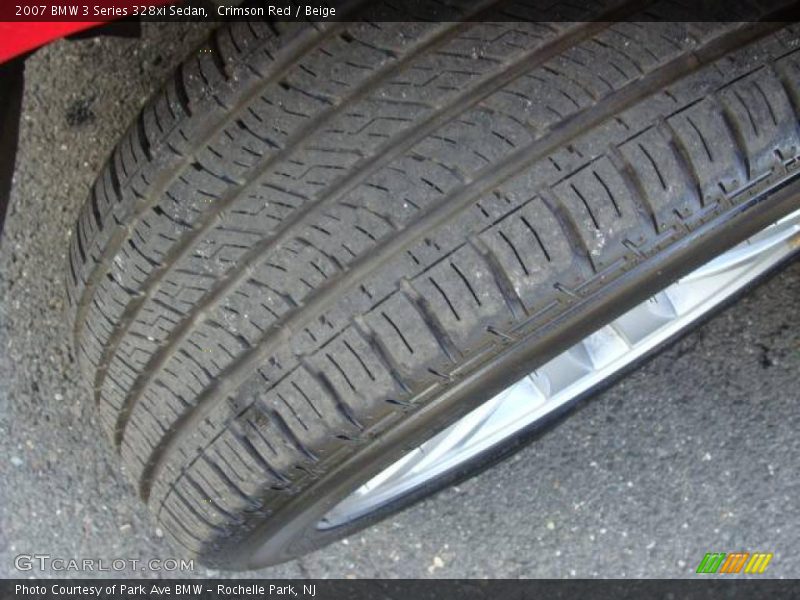 Crimson Red / Beige 2007 BMW 3 Series 328xi Sedan