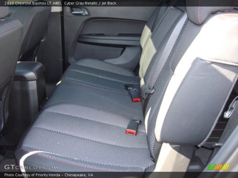 Cyber Gray Metallic / Jet Black 2010 Chevrolet Equinox LT AWD