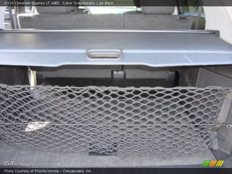 Cyber Gray Metallic / Jet Black 2010 Chevrolet Equinox LT AWD