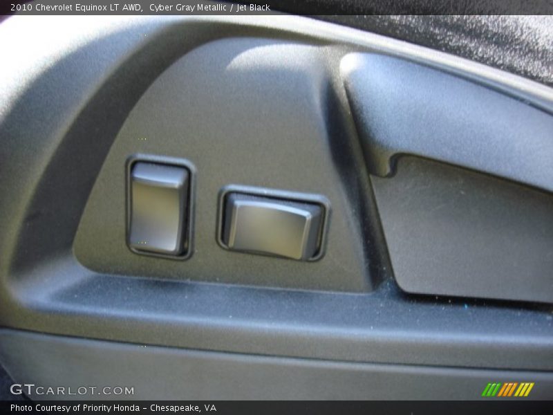 Cyber Gray Metallic / Jet Black 2010 Chevrolet Equinox LT AWD