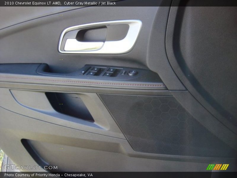 Cyber Gray Metallic / Jet Black 2010 Chevrolet Equinox LT AWD