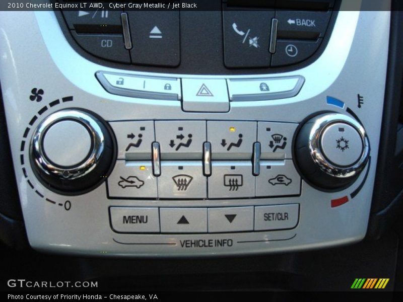Cyber Gray Metallic / Jet Black 2010 Chevrolet Equinox LT AWD