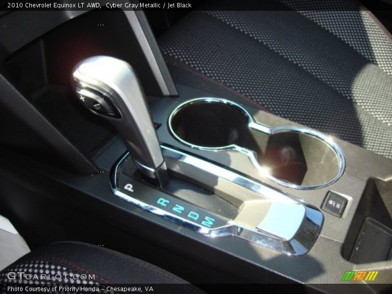 Cyber Gray Metallic / Jet Black 2010 Chevrolet Equinox LT AWD