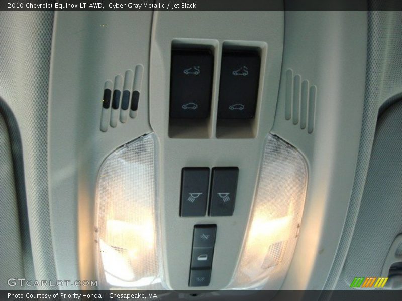 Cyber Gray Metallic / Jet Black 2010 Chevrolet Equinox LT AWD