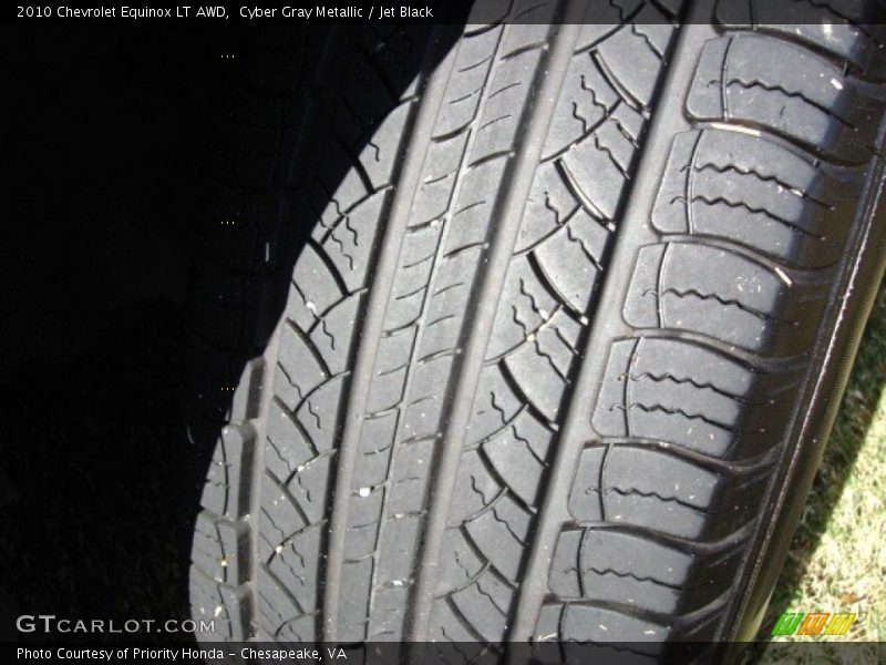 Cyber Gray Metallic / Jet Black 2010 Chevrolet Equinox LT AWD