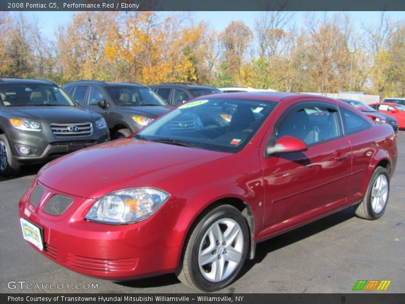 Performance Red / Ebony 2008 Pontiac G5