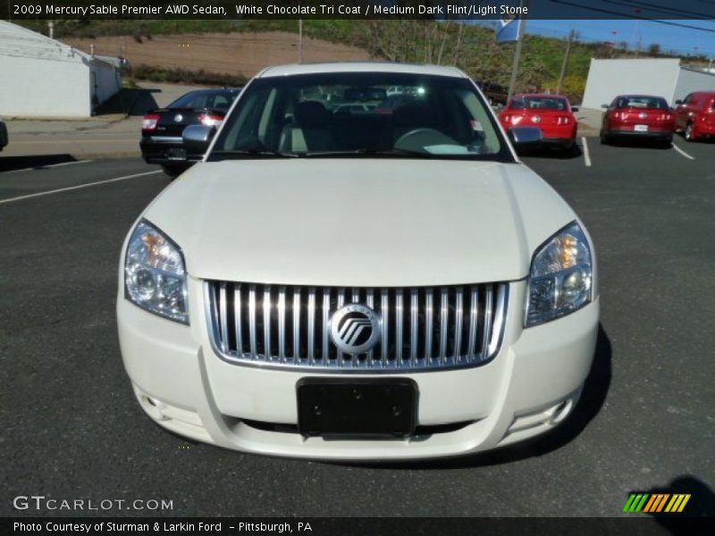 White Chocolate Tri Coat / Medium Dark Flint/Light Stone 2009 Mercury Sable Premier AWD Sedan