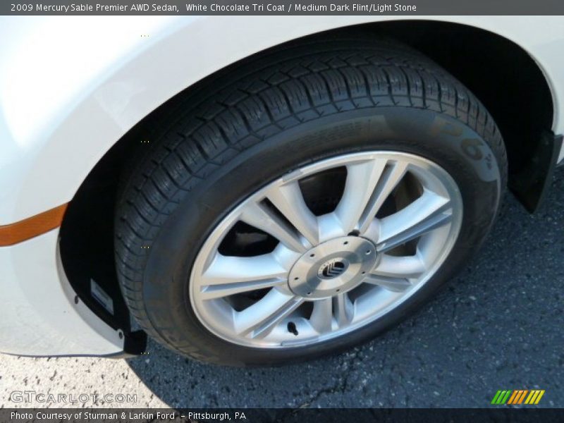 White Chocolate Tri Coat / Medium Dark Flint/Light Stone 2009 Mercury Sable Premier AWD Sedan