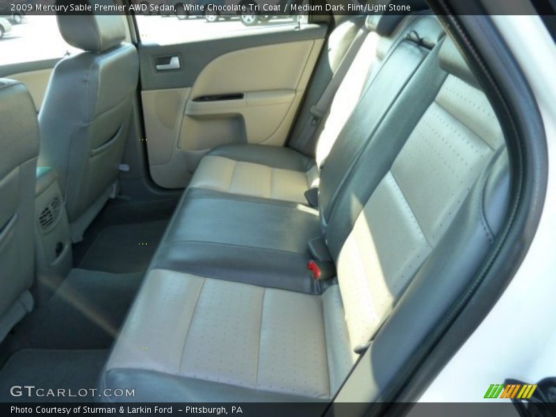 White Chocolate Tri Coat / Medium Dark Flint/Light Stone 2009 Mercury Sable Premier AWD Sedan