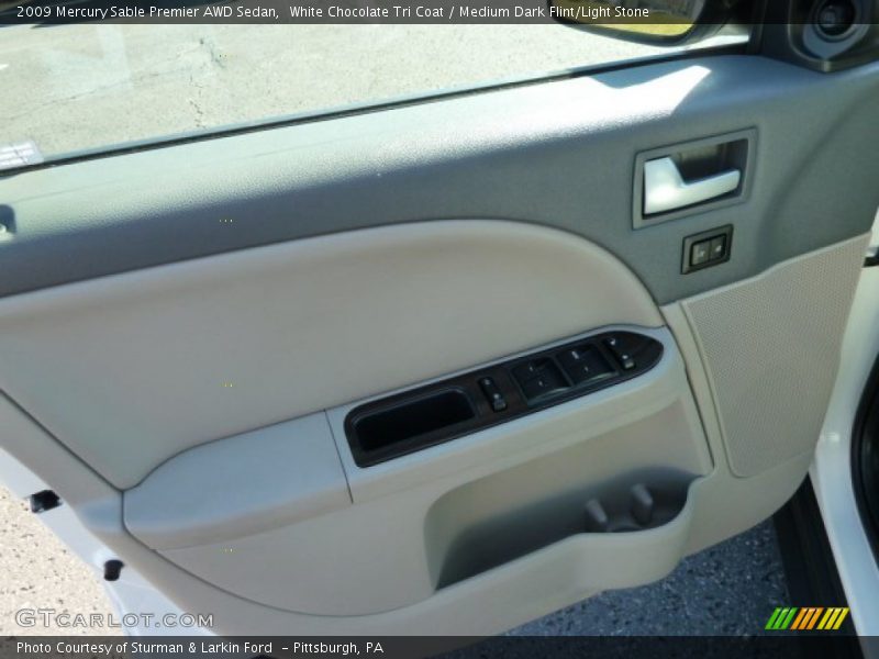 White Chocolate Tri Coat / Medium Dark Flint/Light Stone 2009 Mercury Sable Premier AWD Sedan