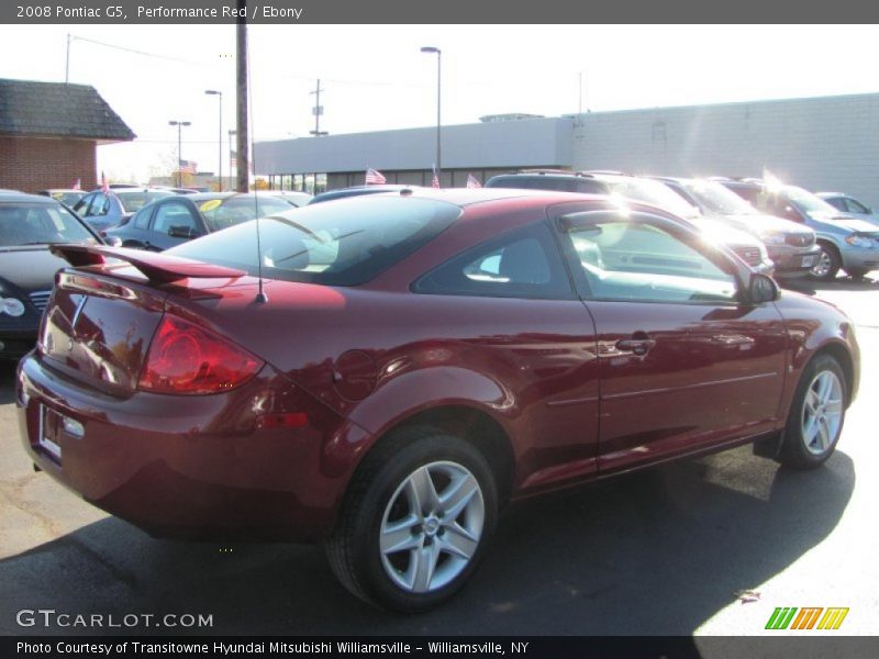 Performance Red / Ebony 2008 Pontiac G5