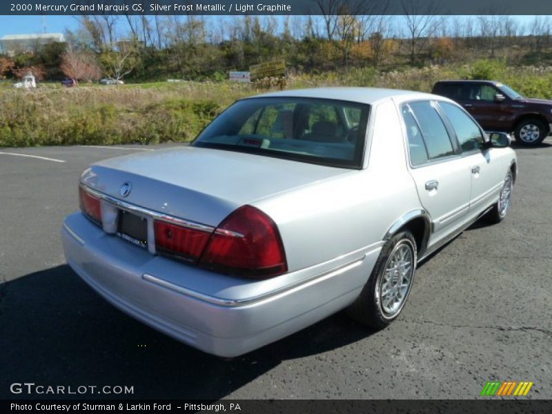 Silver Frost Metallic / Light Graphite 2000 Mercury Grand Marquis GS
