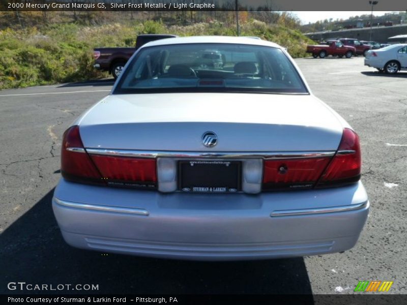 Silver Frost Metallic / Light Graphite 2000 Mercury Grand Marquis GS