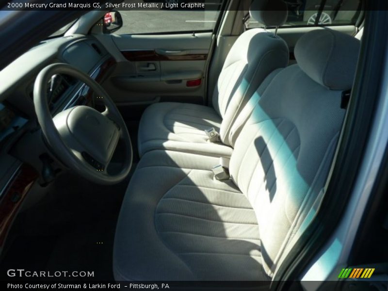 Silver Frost Metallic / Light Graphite 2000 Mercury Grand Marquis GS