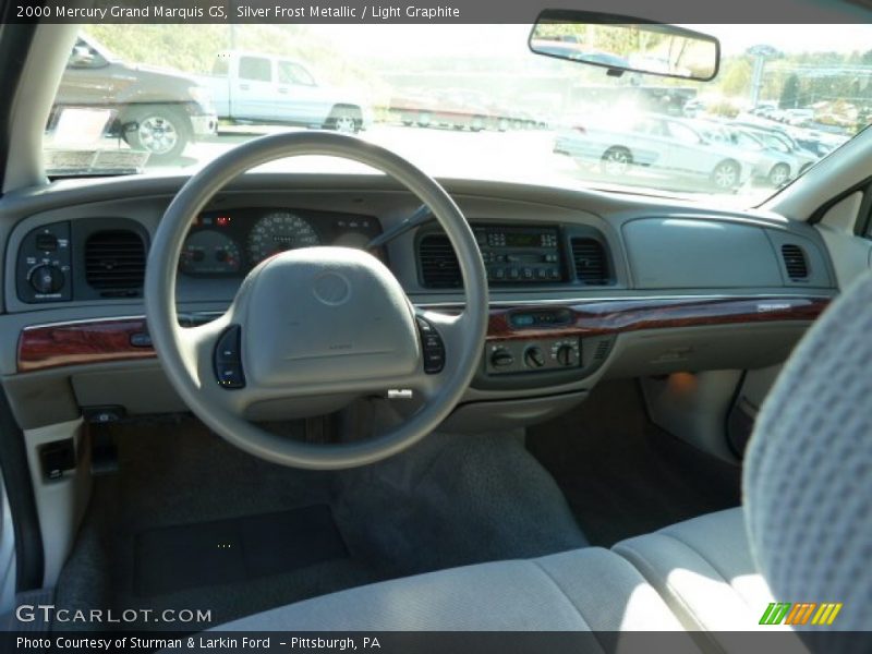Silver Frost Metallic / Light Graphite 2000 Mercury Grand Marquis GS