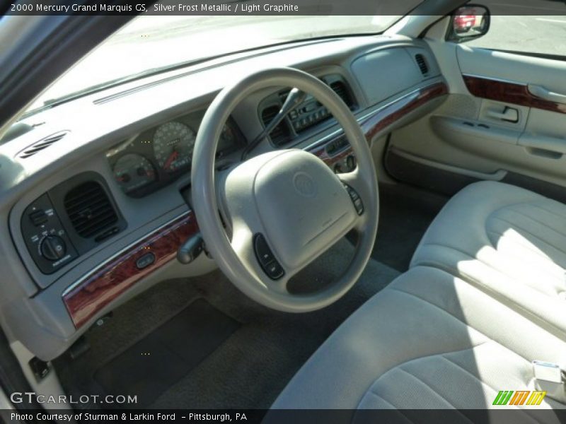Silver Frost Metallic / Light Graphite 2000 Mercury Grand Marquis GS