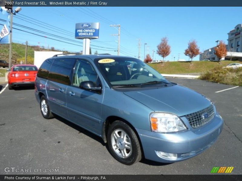 Windveil Blue Metallic / Flint Gray 2007 Ford Freestar SEL