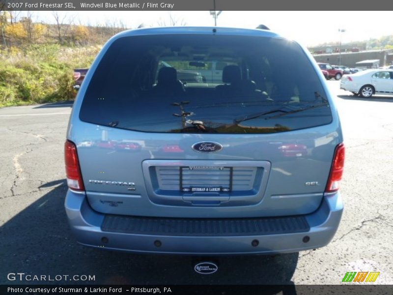 Windveil Blue Metallic / Flint Gray 2007 Ford Freestar SEL