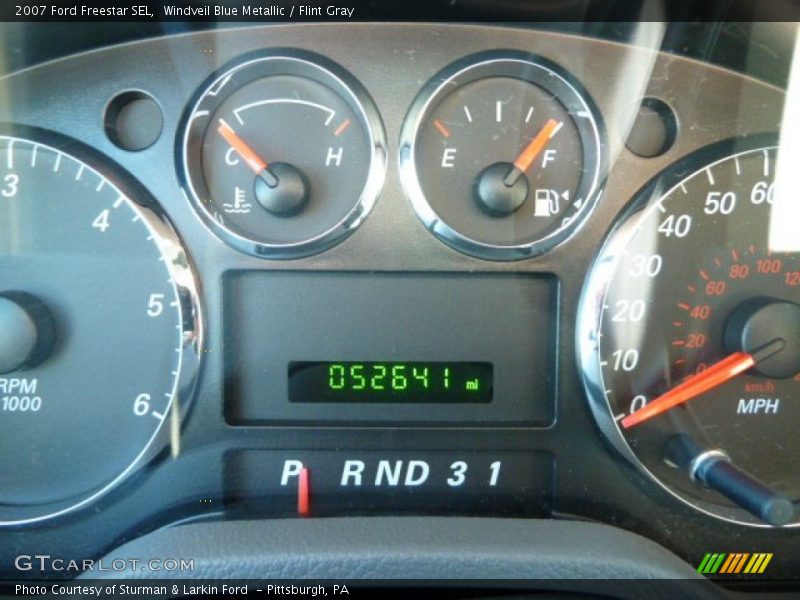 Windveil Blue Metallic / Flint Gray 2007 Ford Freestar SEL