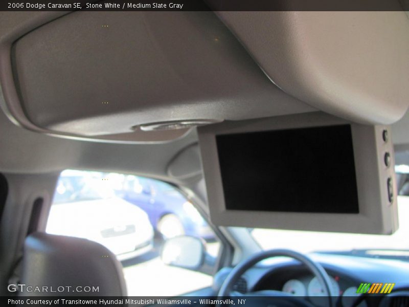 Stone White / Medium Slate Gray 2006 Dodge Caravan SE
