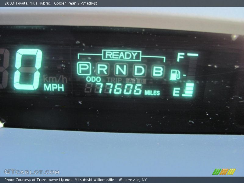  2003 Prius Hybrid Hybrid Gauges