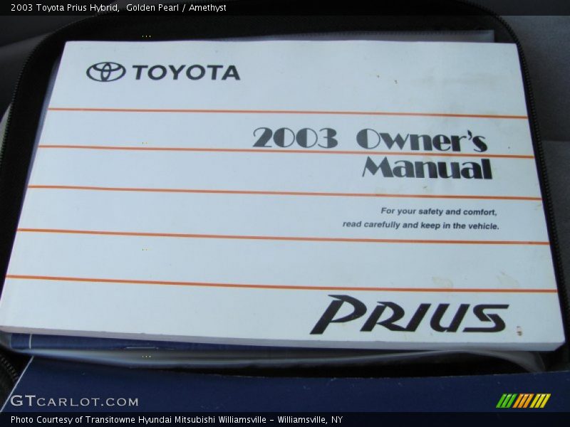 Books/Manuals of 2003 Prius Hybrid