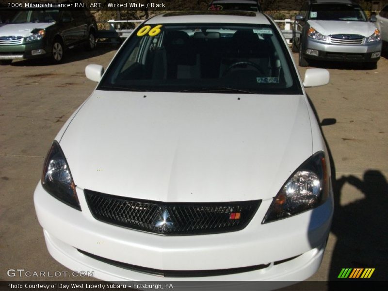 Wicked White / Black 2006 Mitsubishi Lancer RALLIART